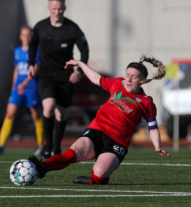 Sesselja Líf stóð í ströngu á miðjunni hjá Aftureldingu