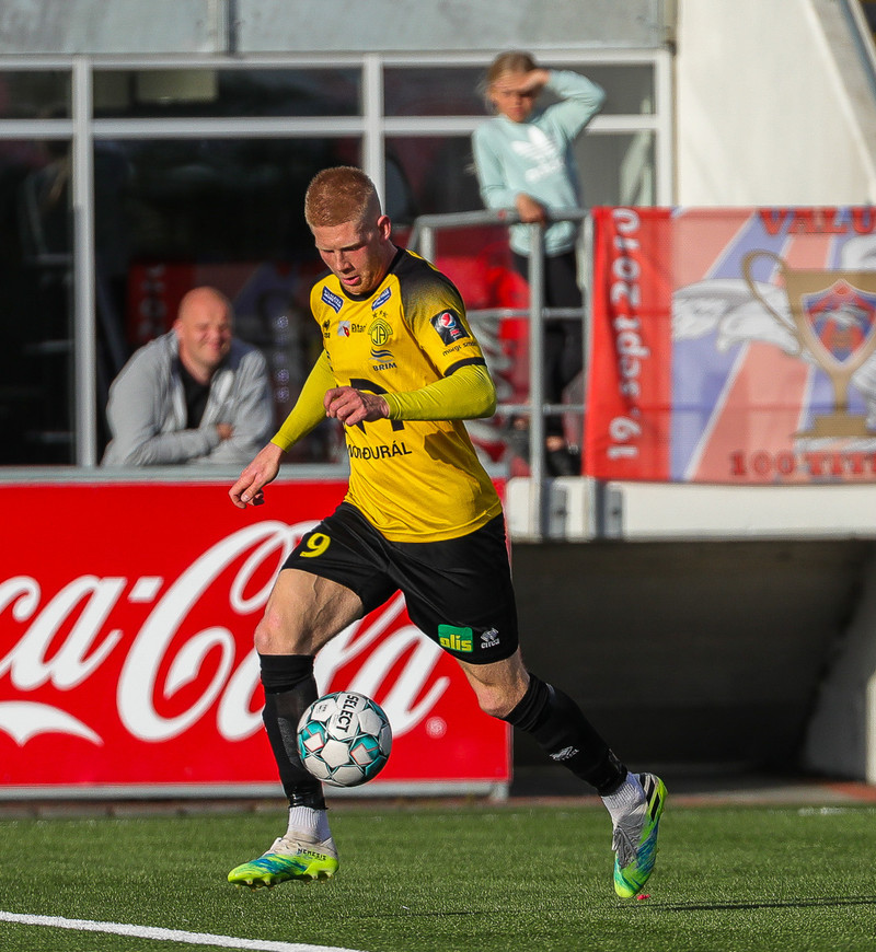Viktor skoraði tvennu.