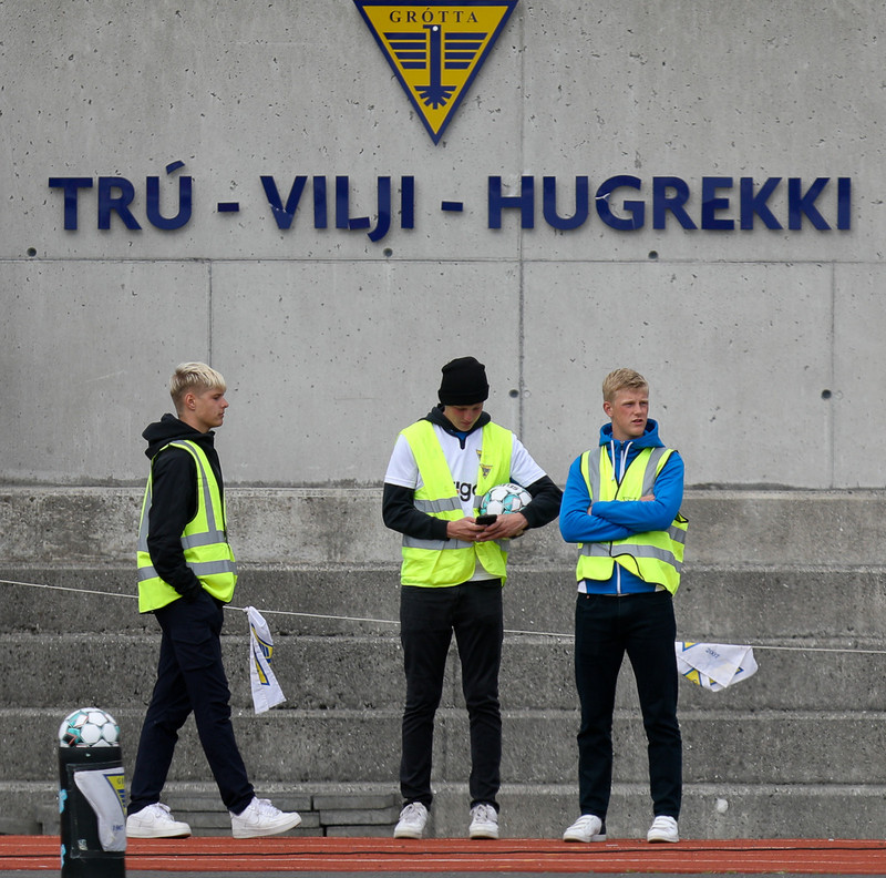 Myndaveisla: 8 marka jafntefli Gróttu og HK
