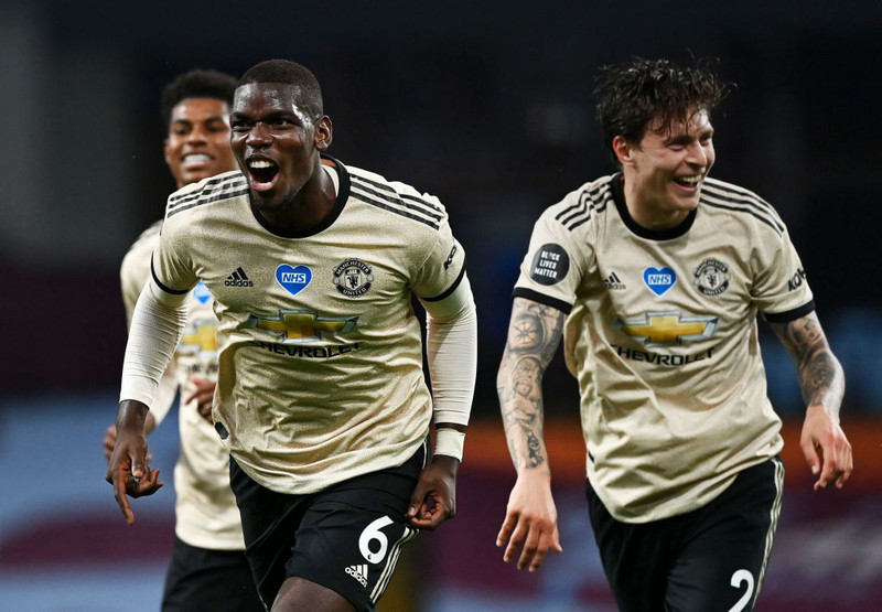 Langþráð mark hja Pogba.