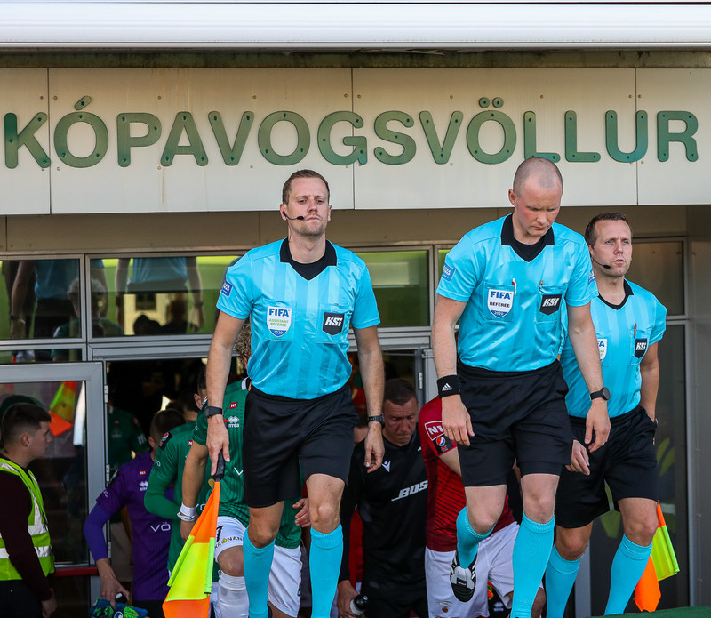 Myndaveisla: Valur vann stórleik við Blika