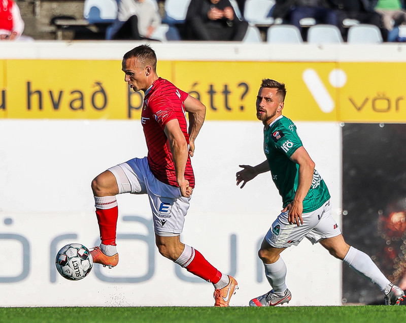 Myndaveisla: Valur vann stórleik við Blika