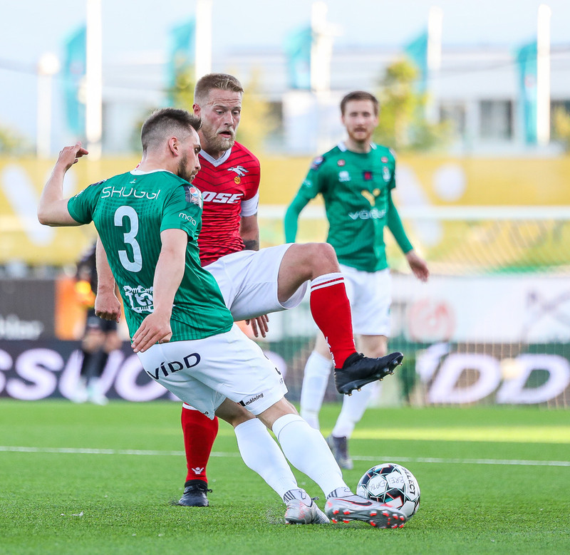 Myndaveisla: Valur vann stórleik við Blika