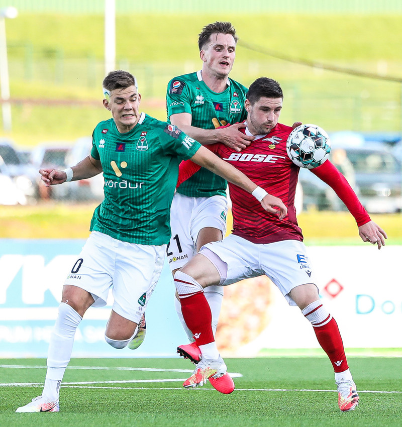 Myndaveisla: Valur vann stórleik við Blika