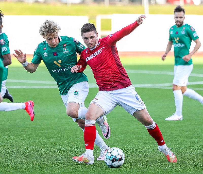 Myndaveisla: Valur vann stórleik við Blika