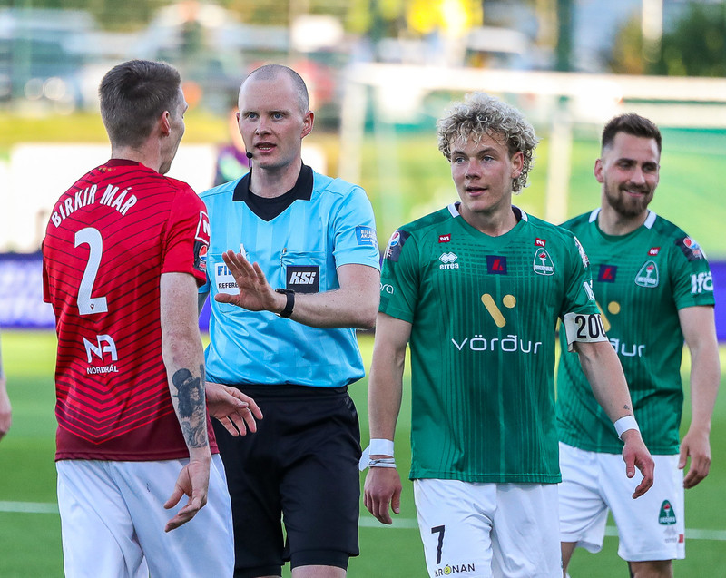 Myndaveisla: Valur vann stórleik við Blika