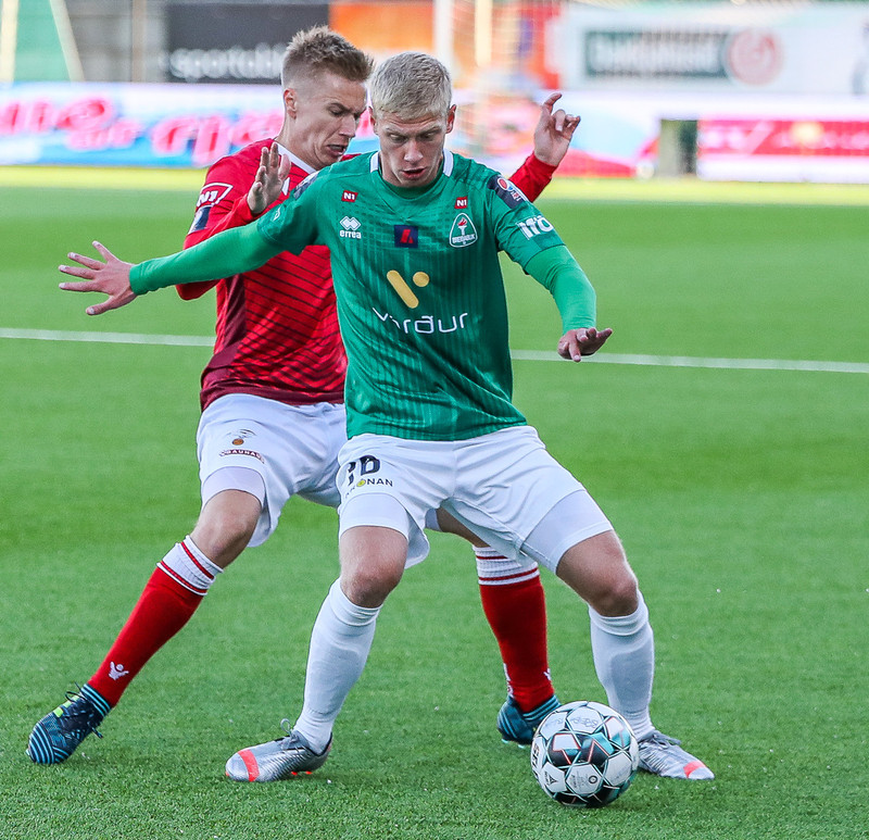 Myndaveisla: Valur vann stórleik við Blika