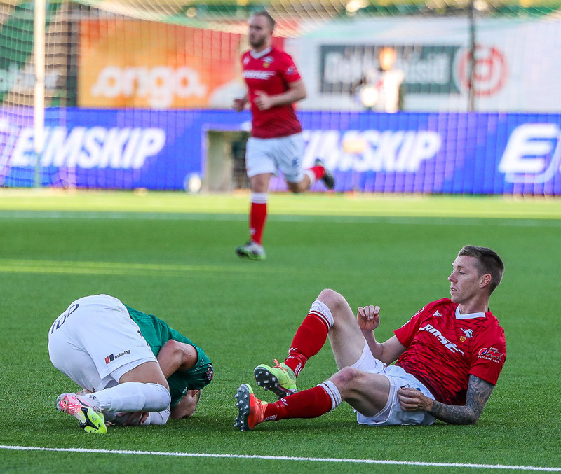 Myndaveisla: Valur vann stórleik við Blika