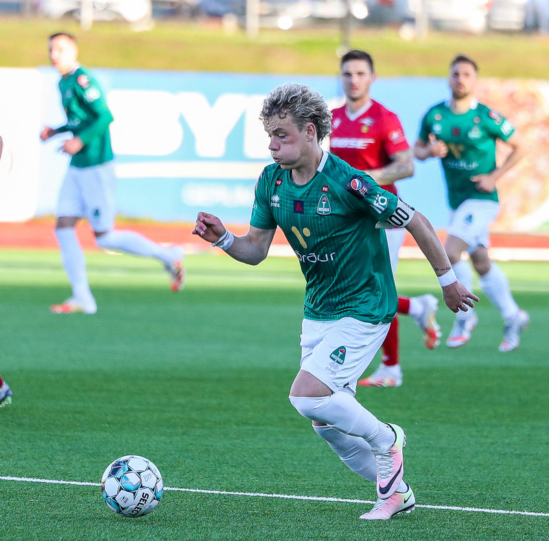 Myndaveisla: Valur vann stórleik við Blika