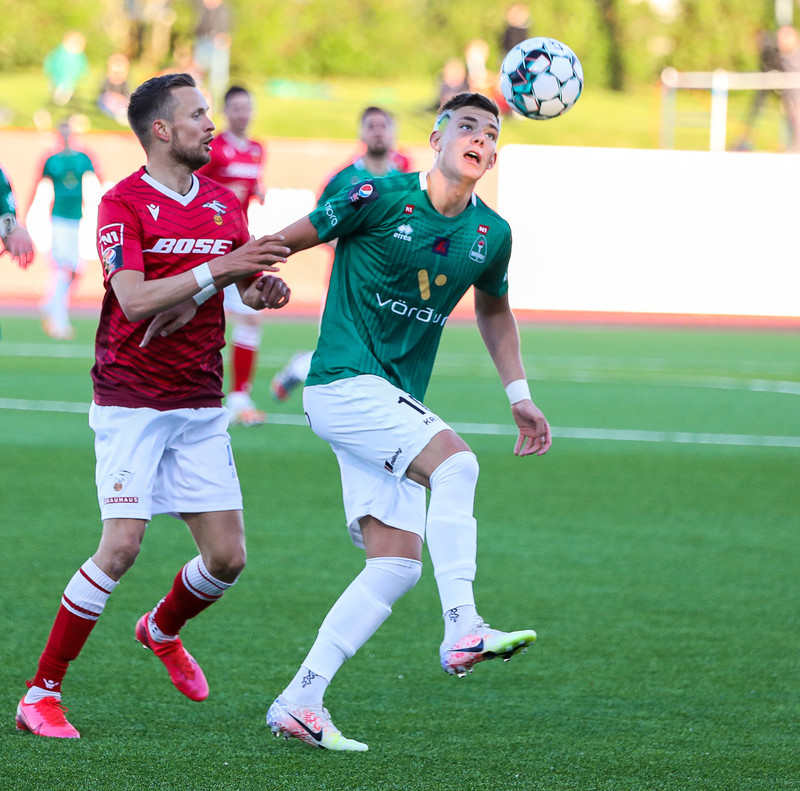 Myndaveisla: Valur vann stórleik við Blika