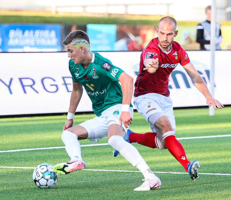 Myndaveisla: Valur vann stórleik við Blika