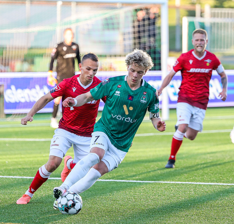 Myndaveisla: Valur vann stórleik við Blika