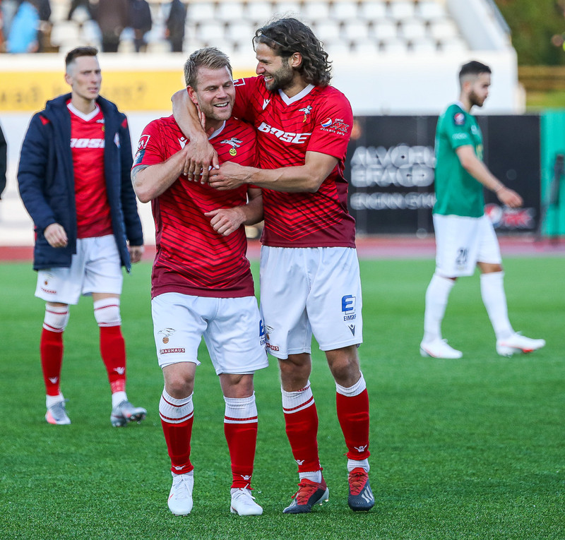 Myndaveisla: Valur vann stórleik við Blika