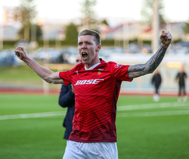 Myndaveisla: Valur vann stórleik við Blika