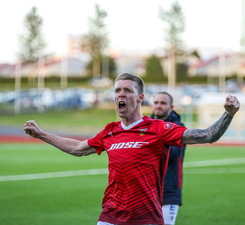 Myndaveisla: Valur vann stórleik við Blika