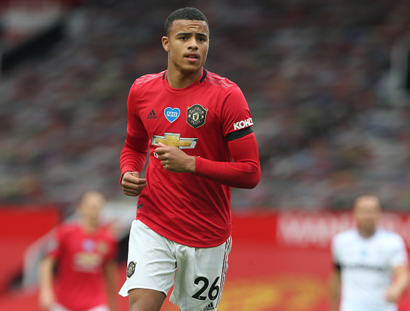 Mason Greenwood byrjar.