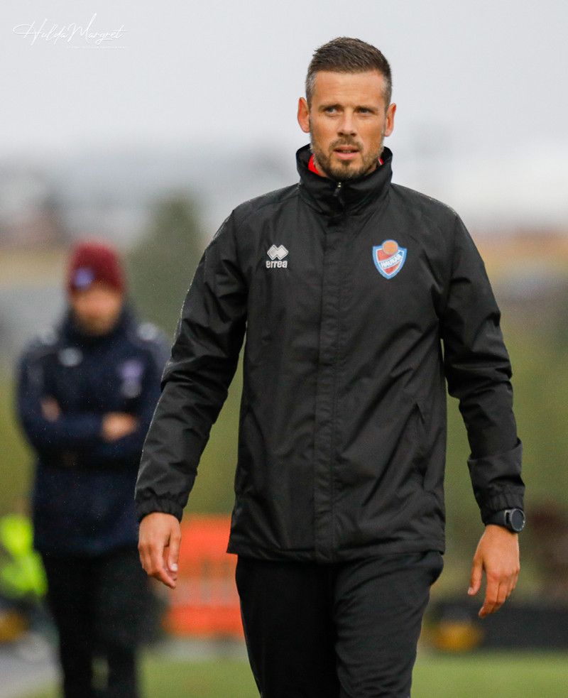 Jakob Leó Bjarnason, þjálfari Hauka.