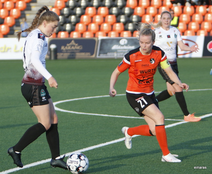 Var fyrirliði Fylkis áður en hún fór út.