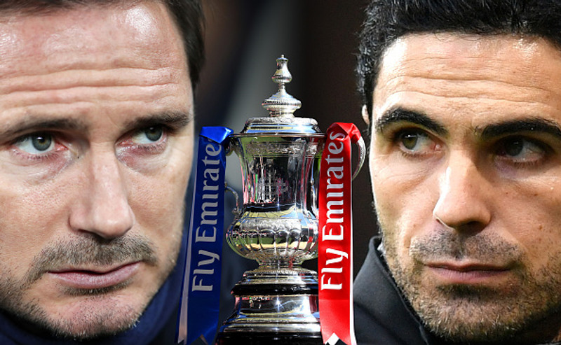 Lampard og Arteta.