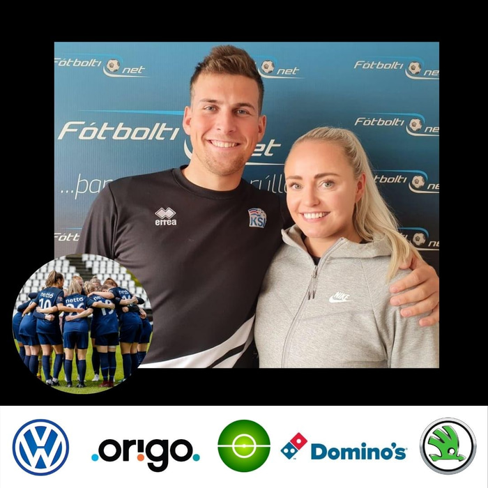 Gylfi Tryggvason og Aníta Lísa Svansdóttir gera upp fyrsta þriðjung Lengjudeildarinnar ásamt þáttastýru