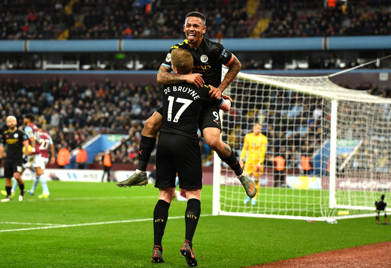 Gabriel Jesus og Kevin De Bruyne