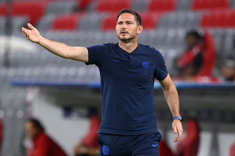 Lampard á hliðarlínunni í kvöld.