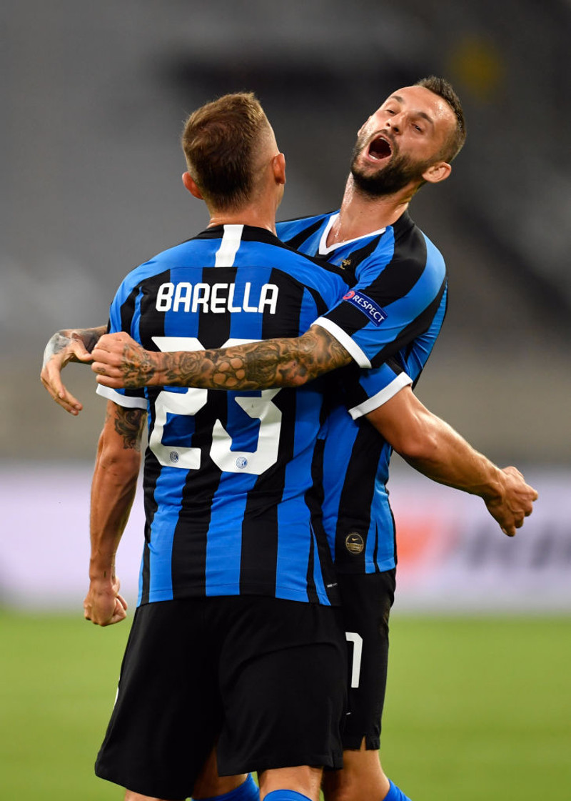 Nicolo Barella skoraði fyrra mark Inter