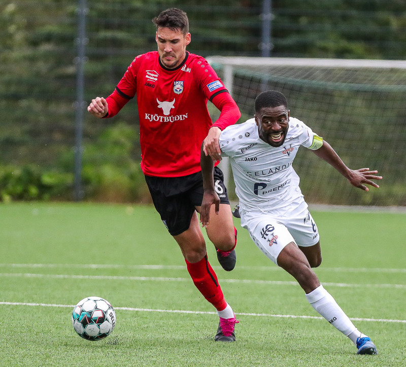 Zambrano í leik með Aftureldingu