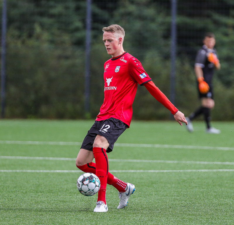Aron Elí Sævarsson var frábær í kvöld