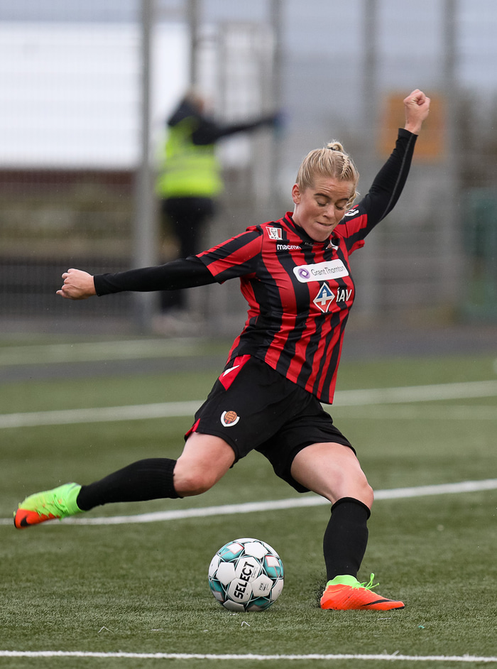 Rut Kristjáns skoraði fallegt mark fyrir Víking í kvöld