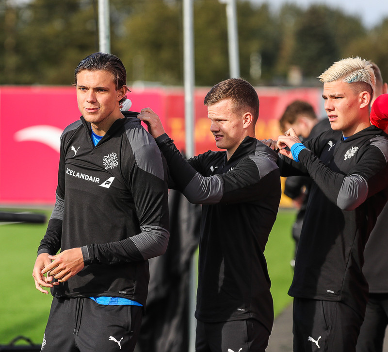 Willum, Kolbeinn Þórðarson og Brynjólfur Andersen Willumsson