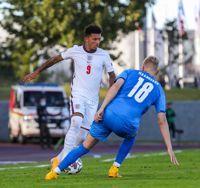 Hvorugur var með pláss fyrir Jadon Sancho.