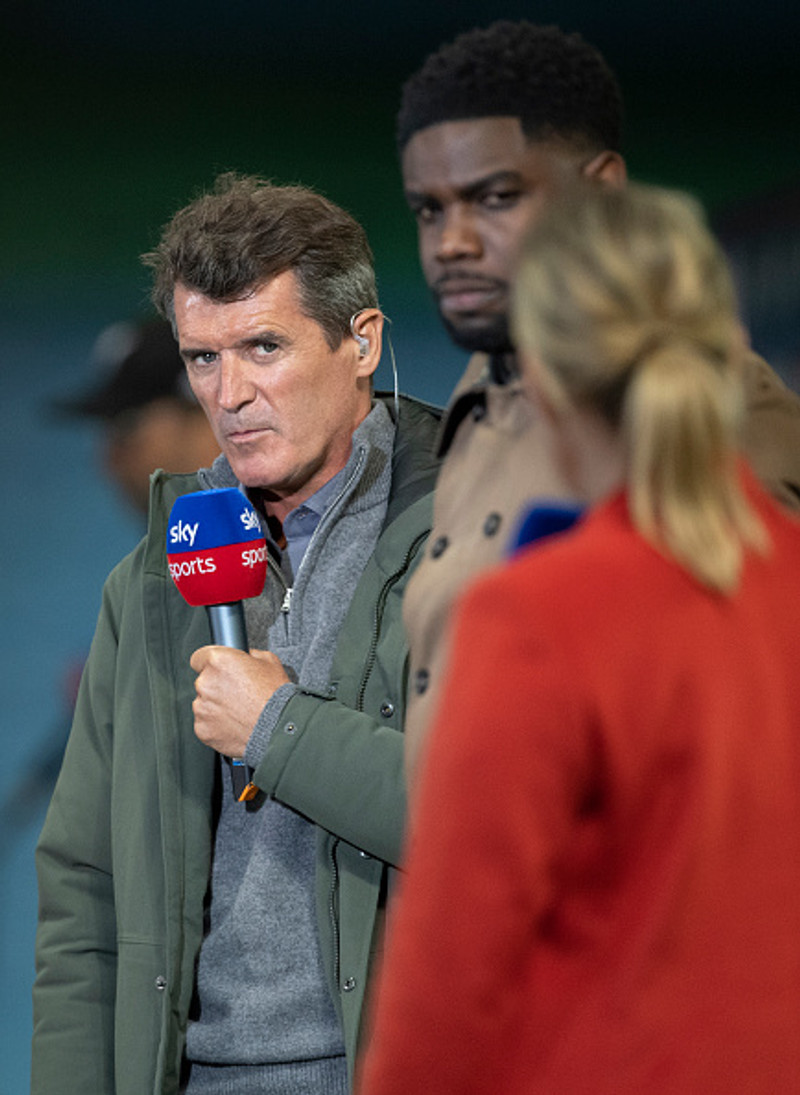 Roy Keane var ekki sáttur.