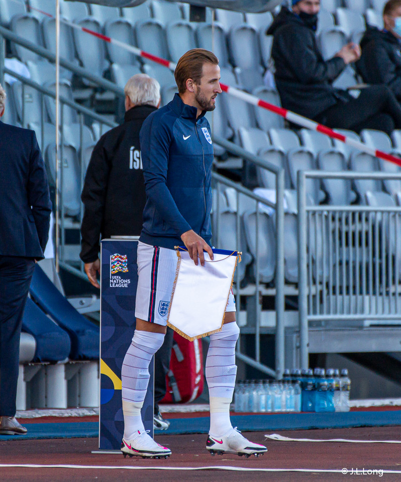 Myndaveisla frá tapinu gegn Englandi á laugardaginn