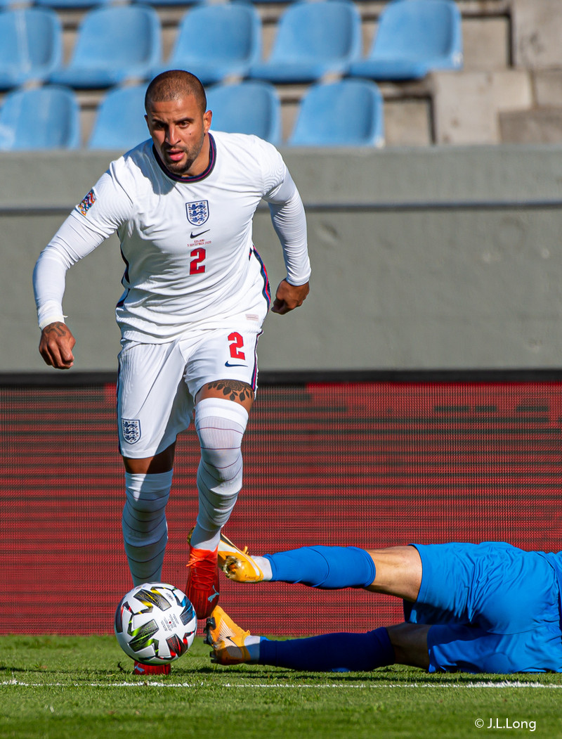 Myndaveisla frá tapinu gegn Englandi á laugardaginn