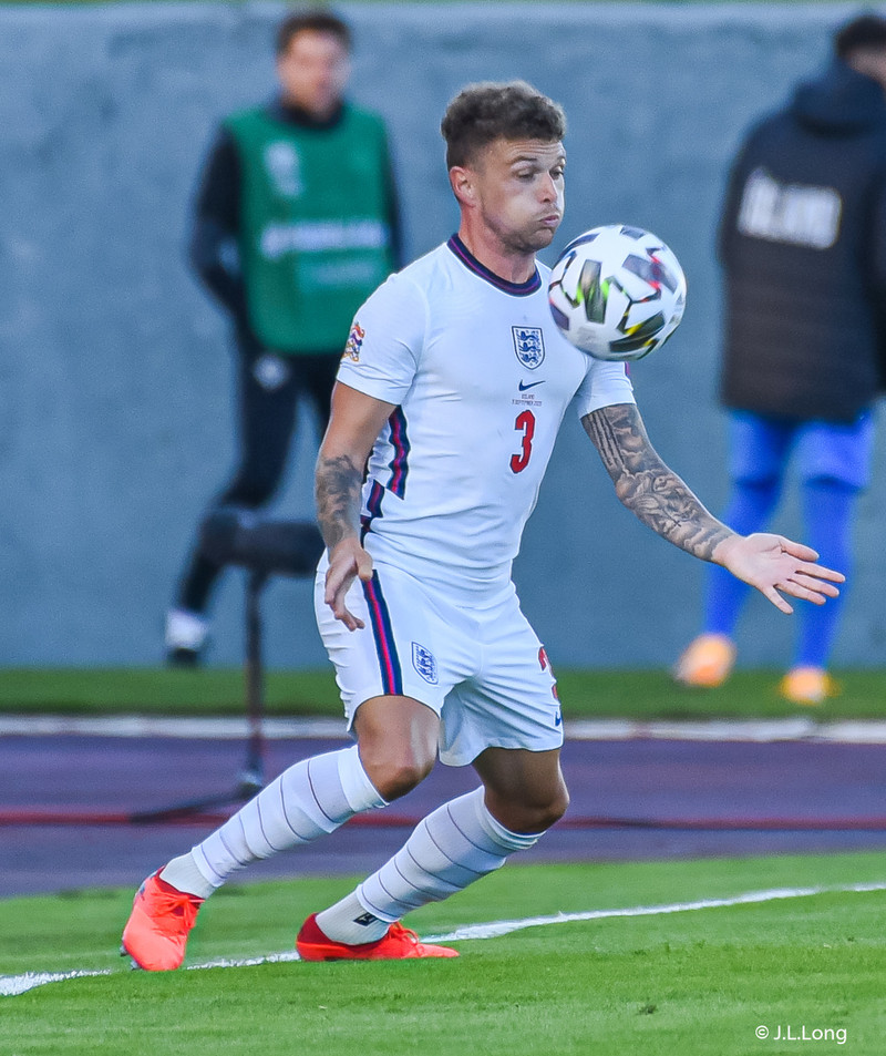 Myndaveisla frá tapinu gegn Englandi á laugardaginn