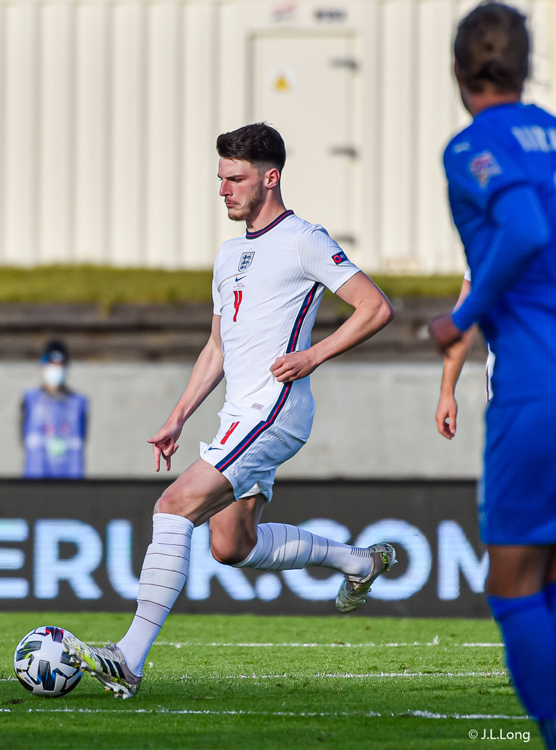 Myndaveisla frá tapinu gegn Englandi á laugardaginn