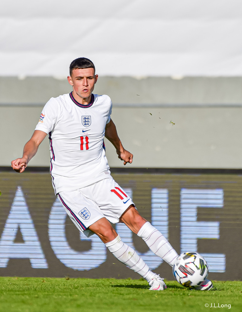 Myndaveisla frá tapinu gegn Englandi á laugardaginn