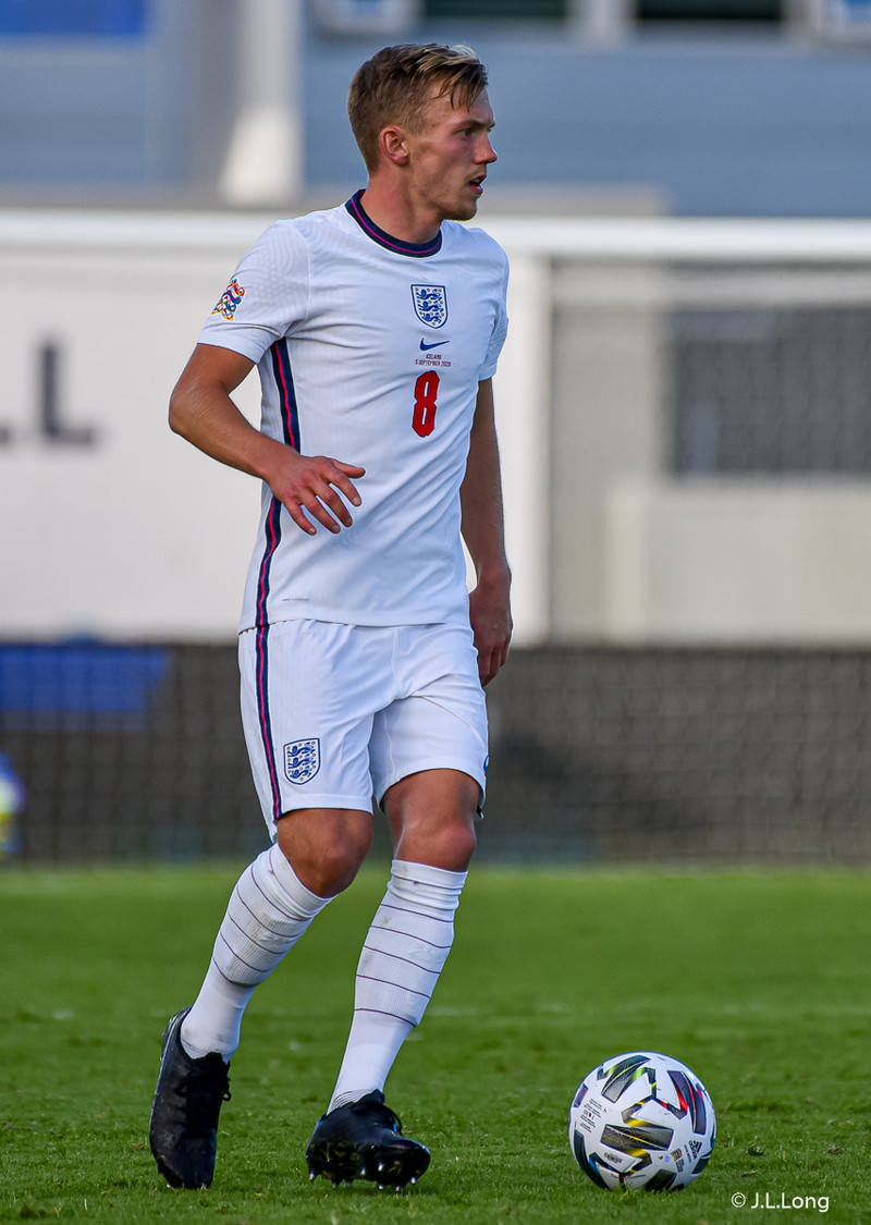 Myndaveisla frá tapinu gegn Englandi á laugardaginn