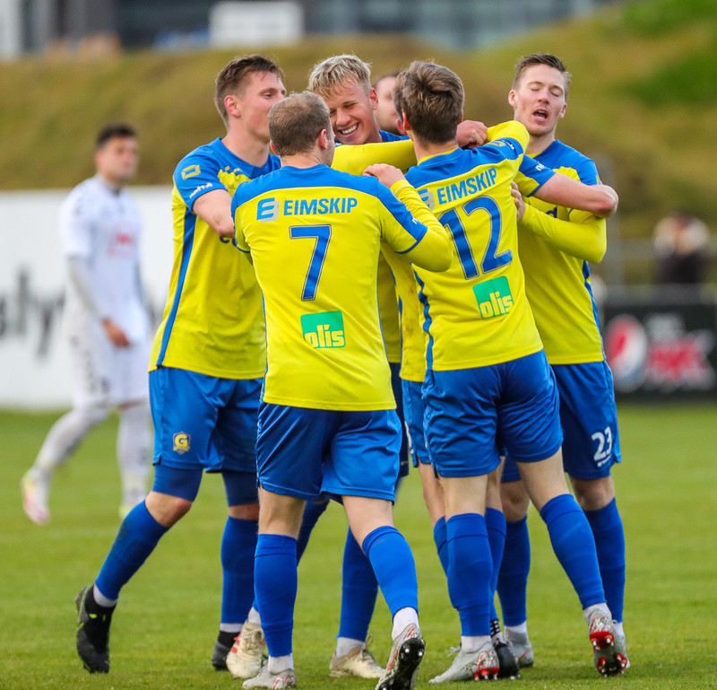 Myndaveisla: Grindavík og ÍBV gerðu jafntefli