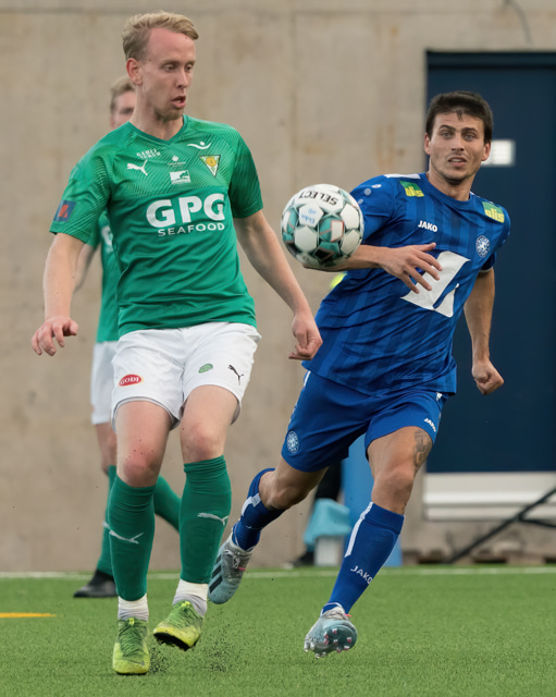 Í leik með Völsungi í fyrra.