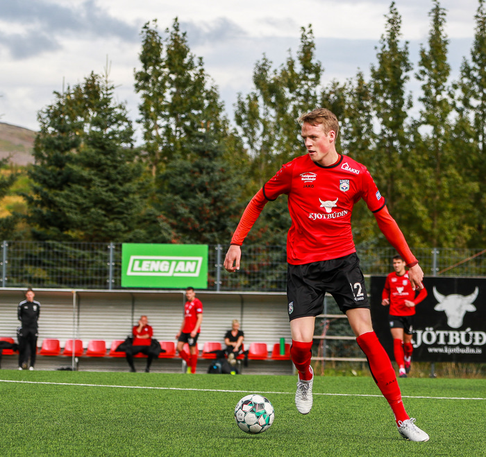 Fyrirliðinn Aron Elí Sævarsson