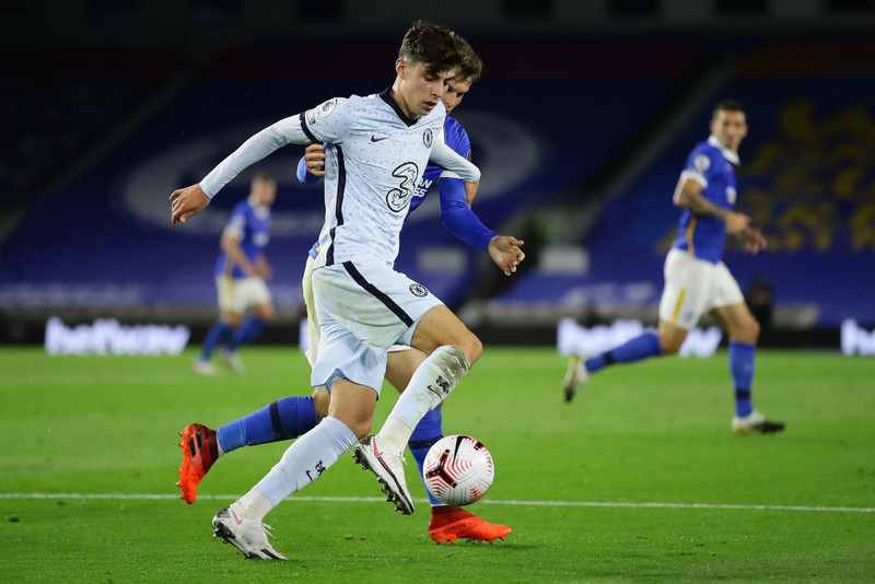 Havertz í leiknum í gær.