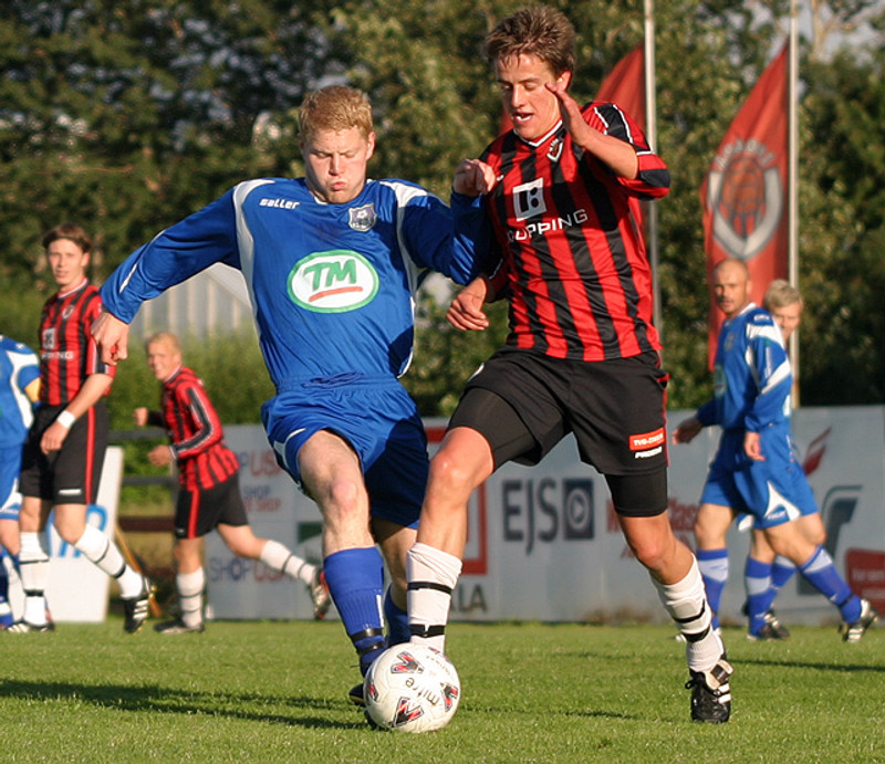 Jóhann Örn í leik með KS/Leiftri árið 2009. Jóhann skoraði sigurmark íslensku lögreglumannanna gegn Eistlandi í dag.