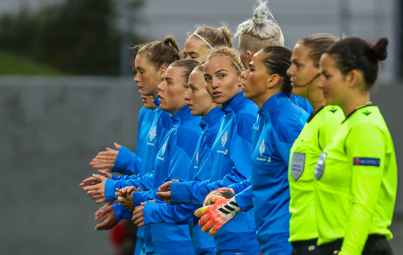 Myndaveisla frá stórsigri Íslands gegn Lettlandi