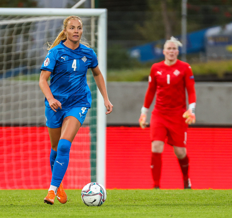 Myndaveisla frá stórsigri Íslands gegn Lettlandi