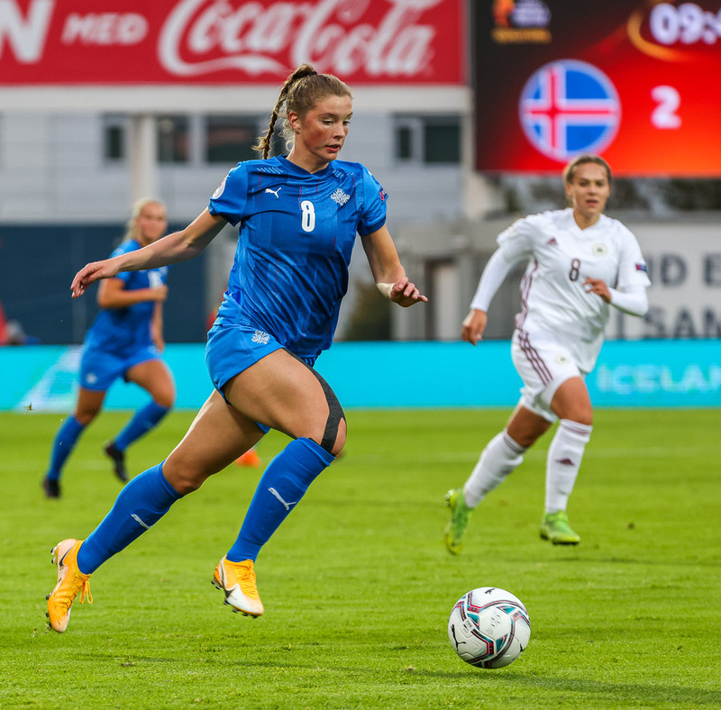 Myndaveisla frá stórsigri Íslands gegn Lettlandi