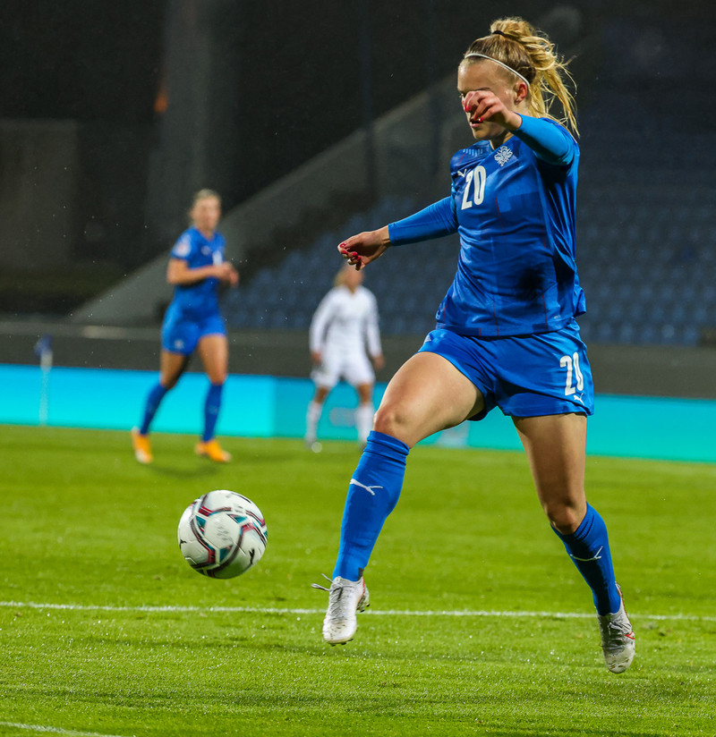 Myndaveisla frá stórsigri Íslands gegn Lettlandi
