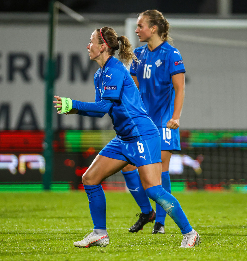 Myndaveisla frá stórsigri Íslands gegn Lettlandi