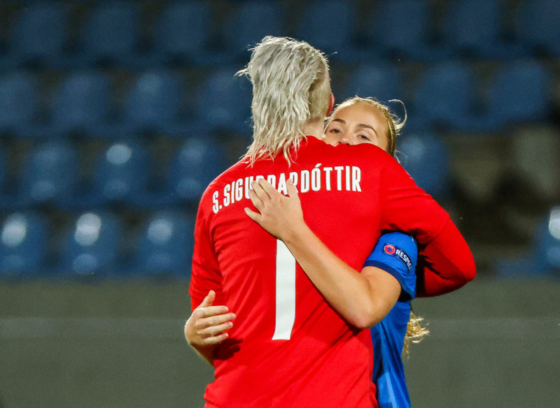 Myndaveisla frá stórsigri Íslands gegn Lettlandi